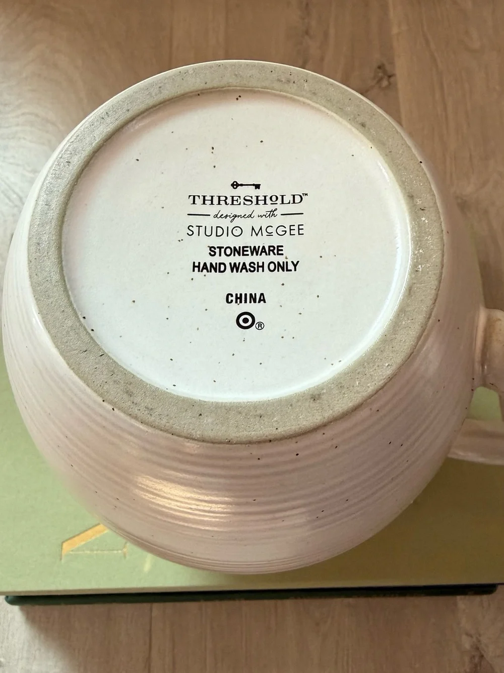 Threshold Studio McGee Cream Speckled Stoneware Pitcher